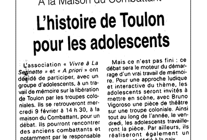 Var-Matin, le 6 février 2005