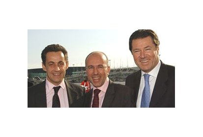 Nicolas Sarkozy, Eric Ciotti, Christian Estrosi.